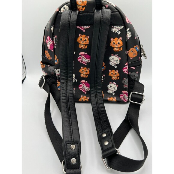 Disney Parks Loungefly Cats Backpack with Ears Cheshire Marie Extremely Rare main image 14